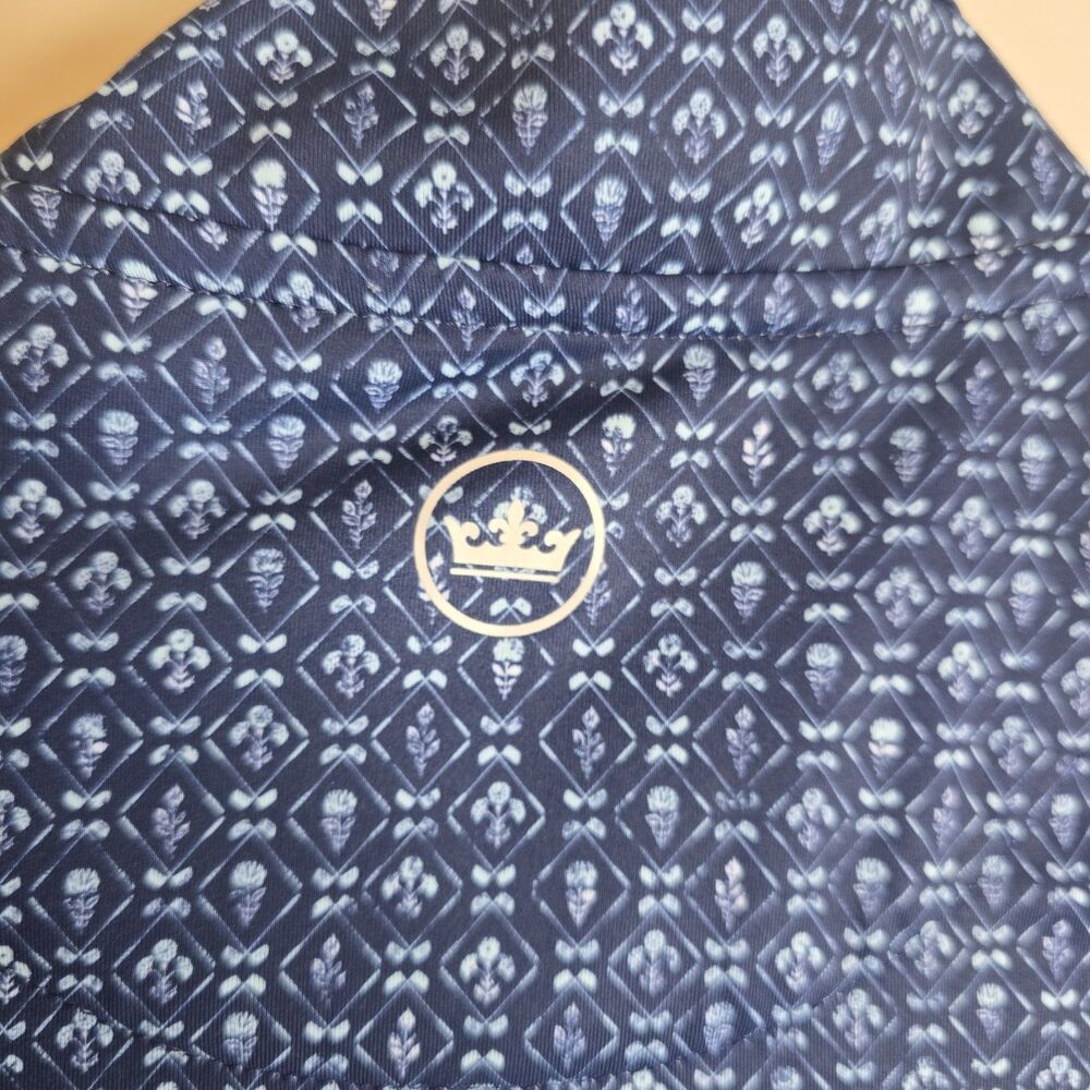Peter Millar Women's XS Navy Back Nine Lightweight Long-Sleeve Zip Sun Shirt - Picture 8 of 13